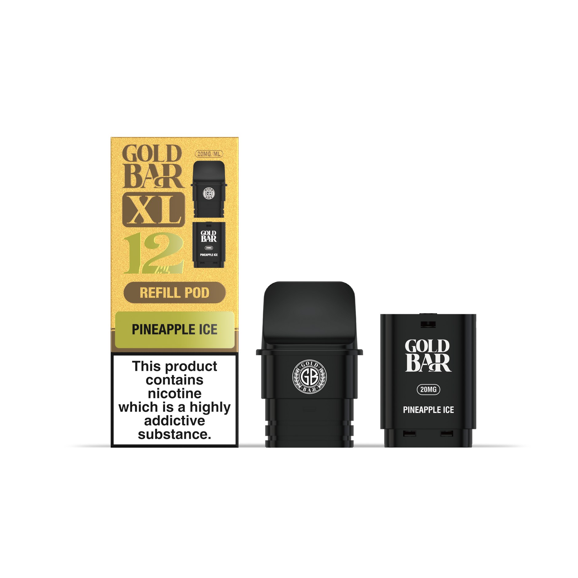 GOLD BAR XL REFILL PINEAPPLE ICE (5) Main image