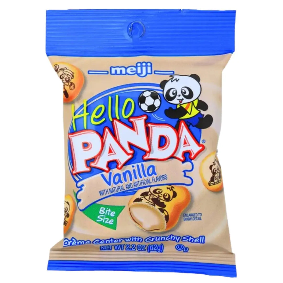 Meiji Hello Panda Vanilla 62g Peg Bag 6Pack Main image