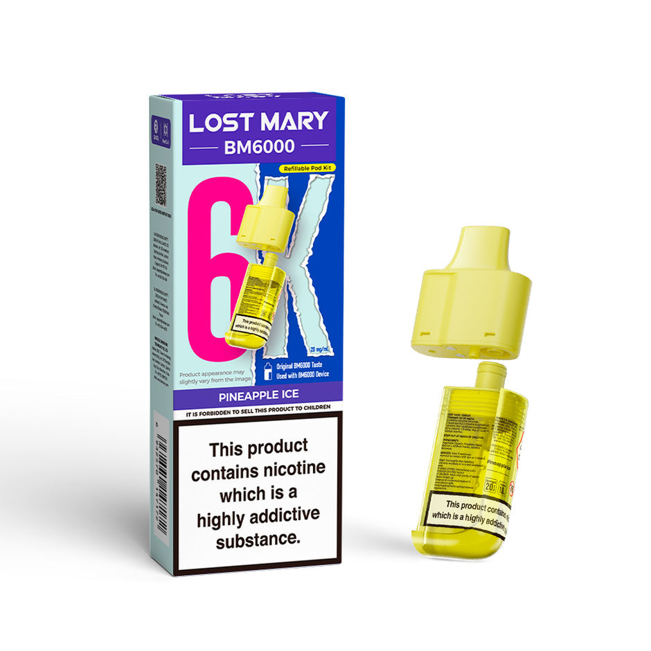 LOST MARY BM6000 POD PINEAPPLE ICE (5) Main image