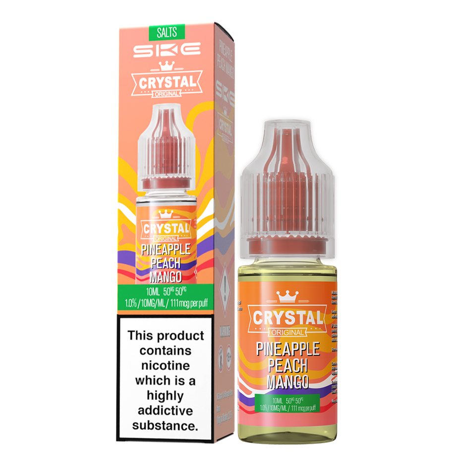 SKE CRYSTAL ORIGINAL SALTS 10ML PINEAPPLE PEACH MANGO (10) Main image