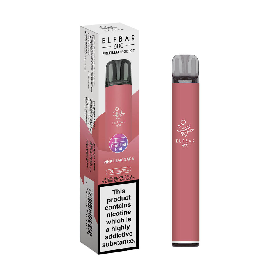 ELFBAR 600 2025 KIT PINK LEMONADE (10) Main image