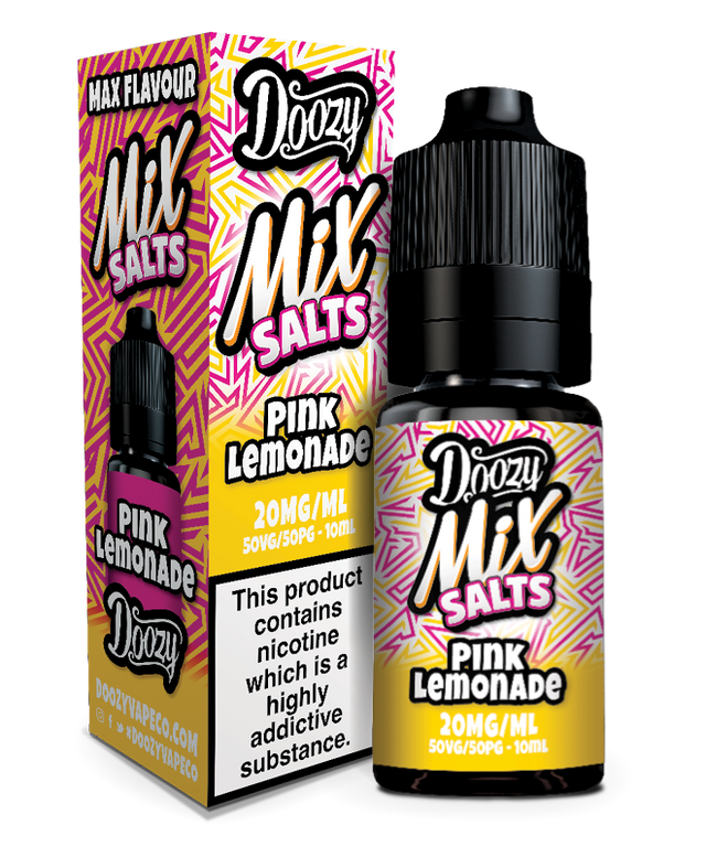 DOOZY MIX SALTS 10ML NIC SALTS PINK LEMONADE (10) Main image