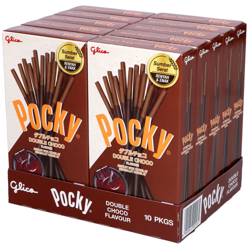 Pocky Double Choco Flavour 39g 10 Pack Main image