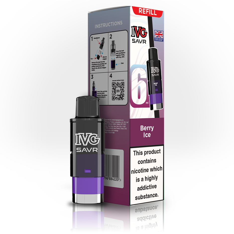 IVG SAVR 3K REFILL BERRY ICE (5) Main image