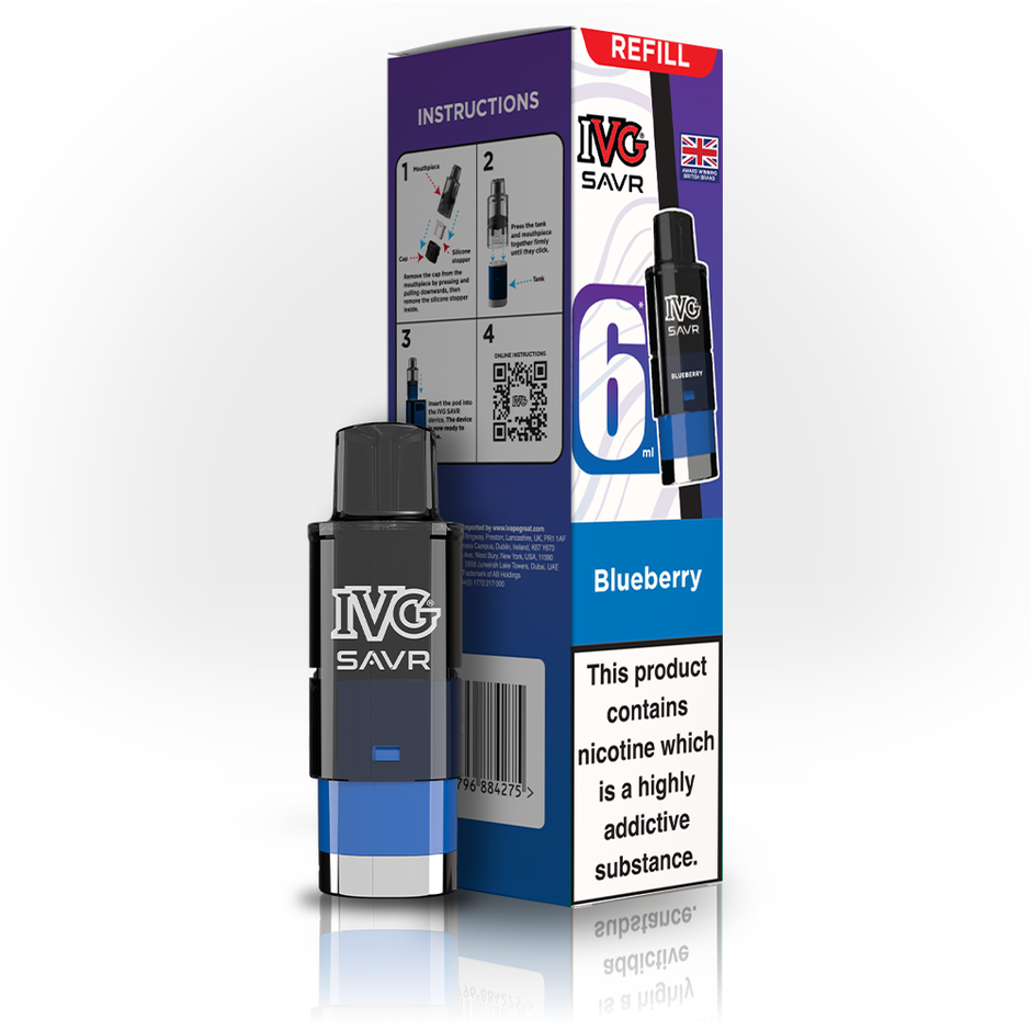 IVG SAVR 3K REFILL BLUEBERRY (5) Main image