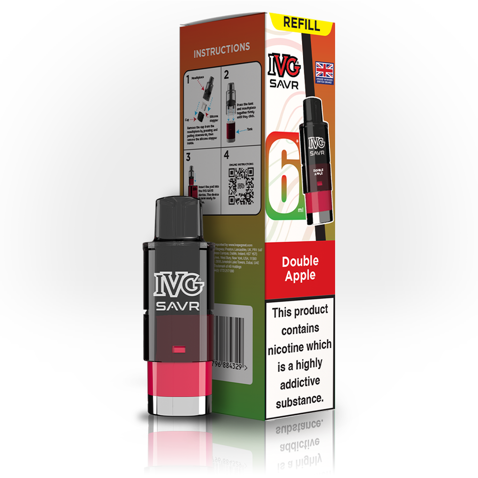 IVG SAVR 3K REFILL DOUBLE APPLE (5) Main image