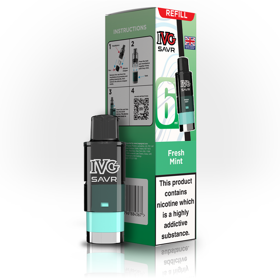 IVG SAVR 3K REFILL FRESH MINT (5)