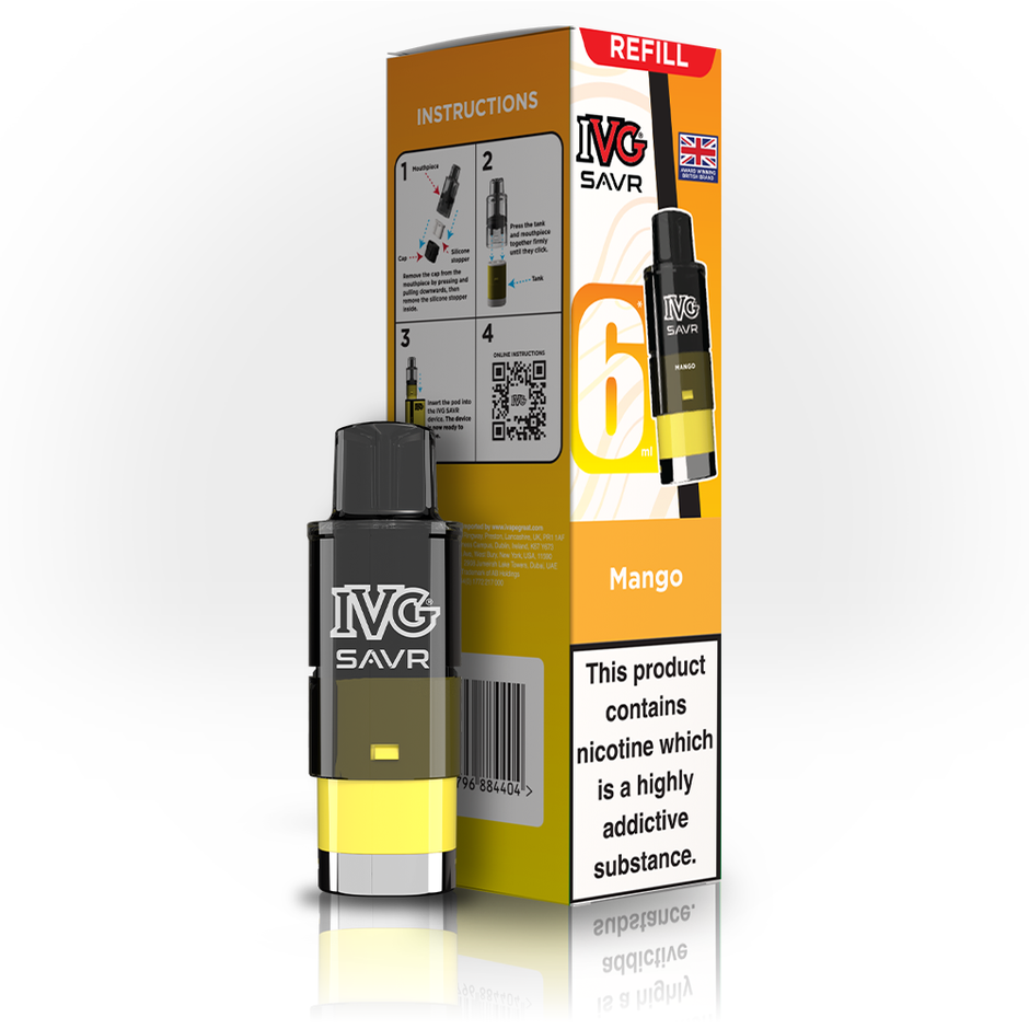 IVG SAVR 3K REFILL MANGO (5)
