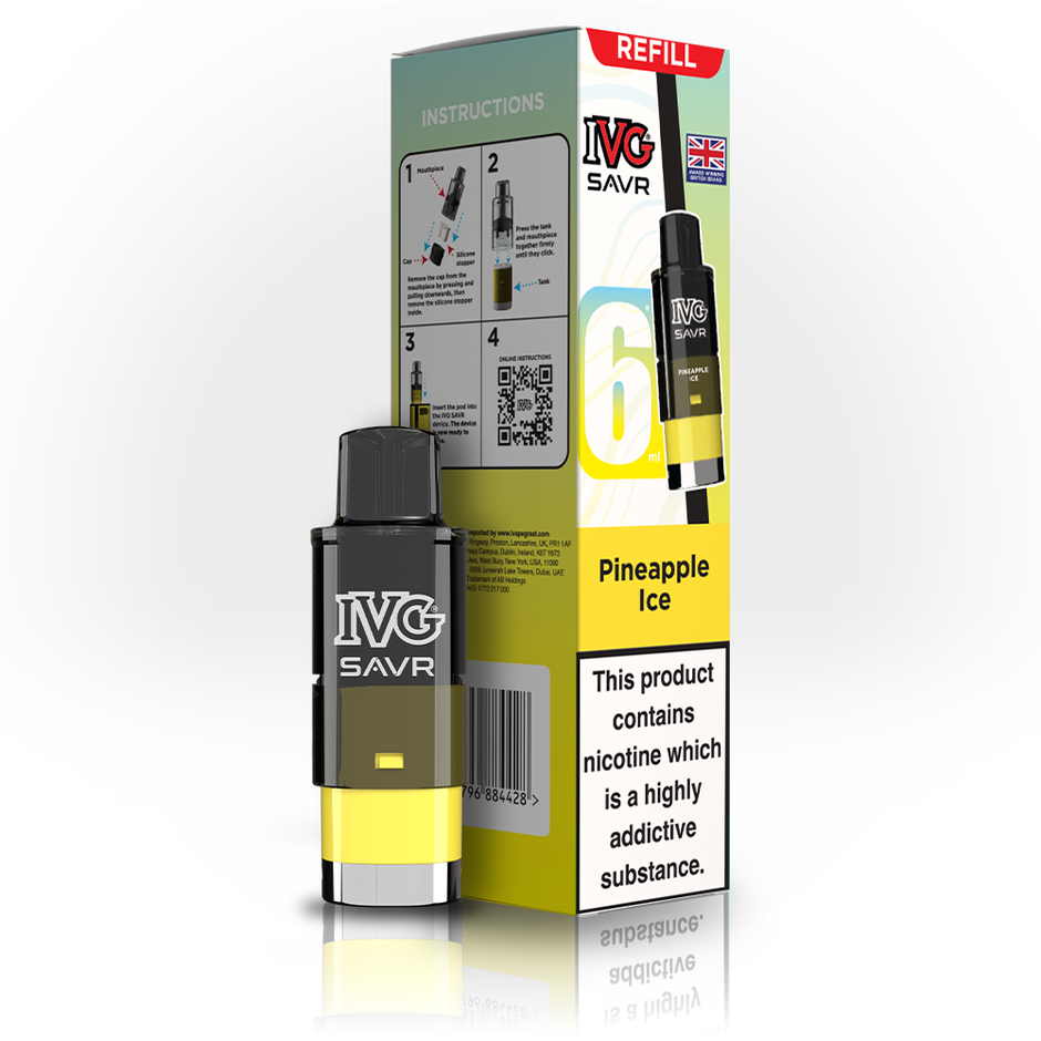 IVG SAVR 3K REFILL PINEAPPLE ICE (5) Main image