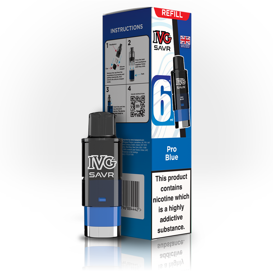 IVG SAVR 3K REFILL PRO BLUE (5) Main image