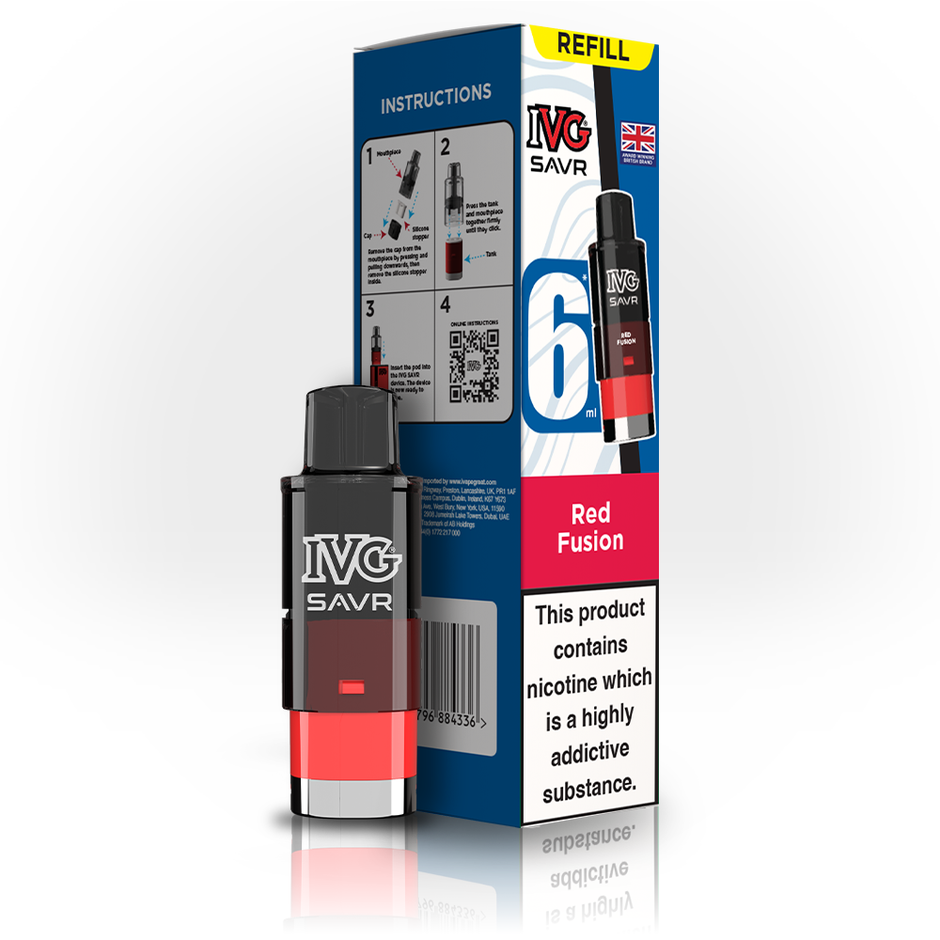 IVG SAVR 3K REFILL RED FUSION (5) Main image