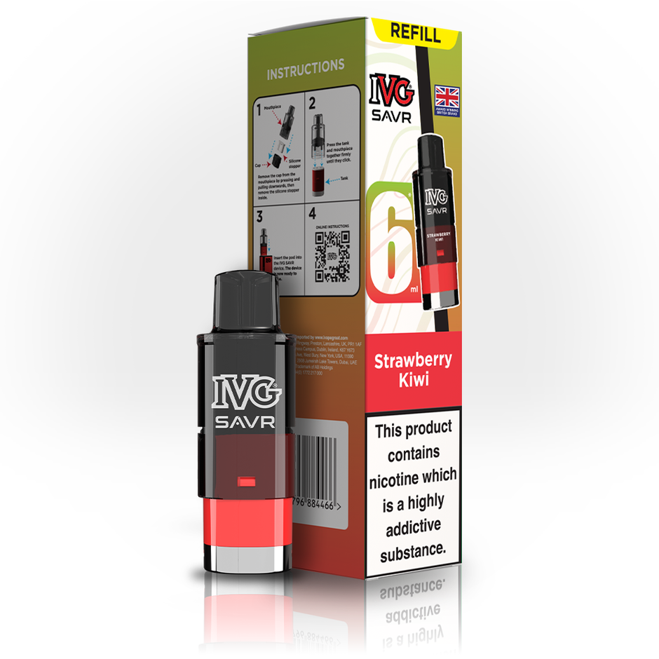 IVG SAVR 3K REFILL STRAWBERRY KIWI (5) Main image