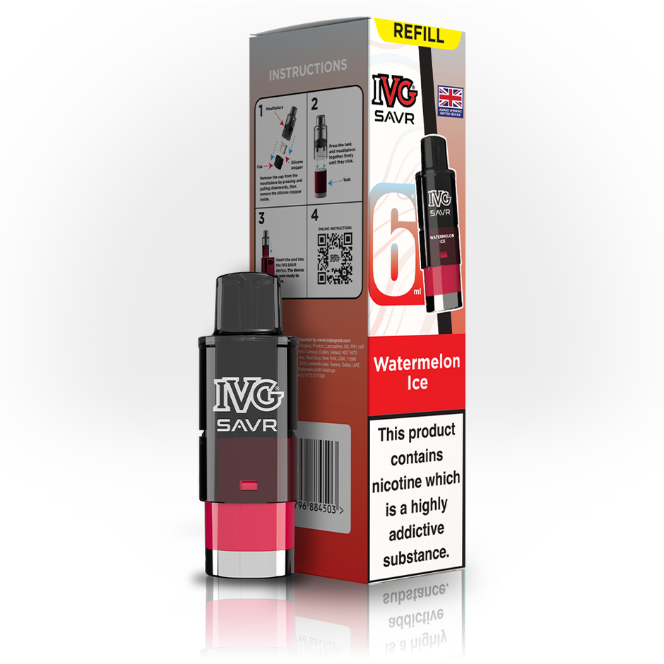 IVG SAVR 3K REFILL WATERMELON ICE (5) Main image