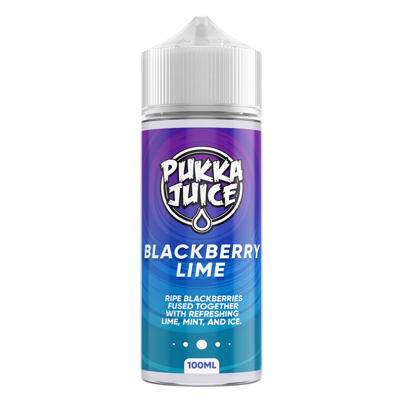 PUKKA JUICE 100ML SHORTFILL BLACKBERRY LIME Main image
