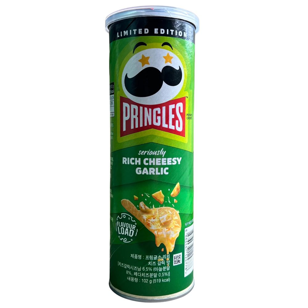 Pringles Rich Cheesy Garlic 102g Main image