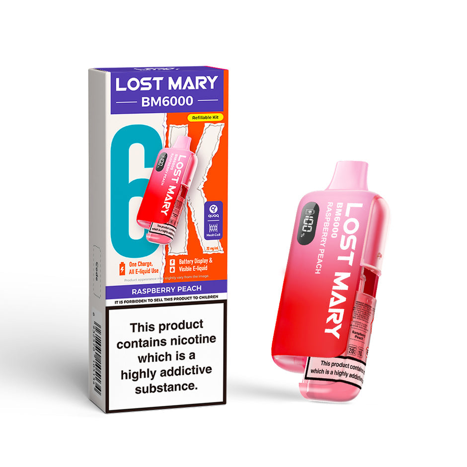 LOST MARY BM6000 KIT RASPBERRY PEACH (5) Main image
