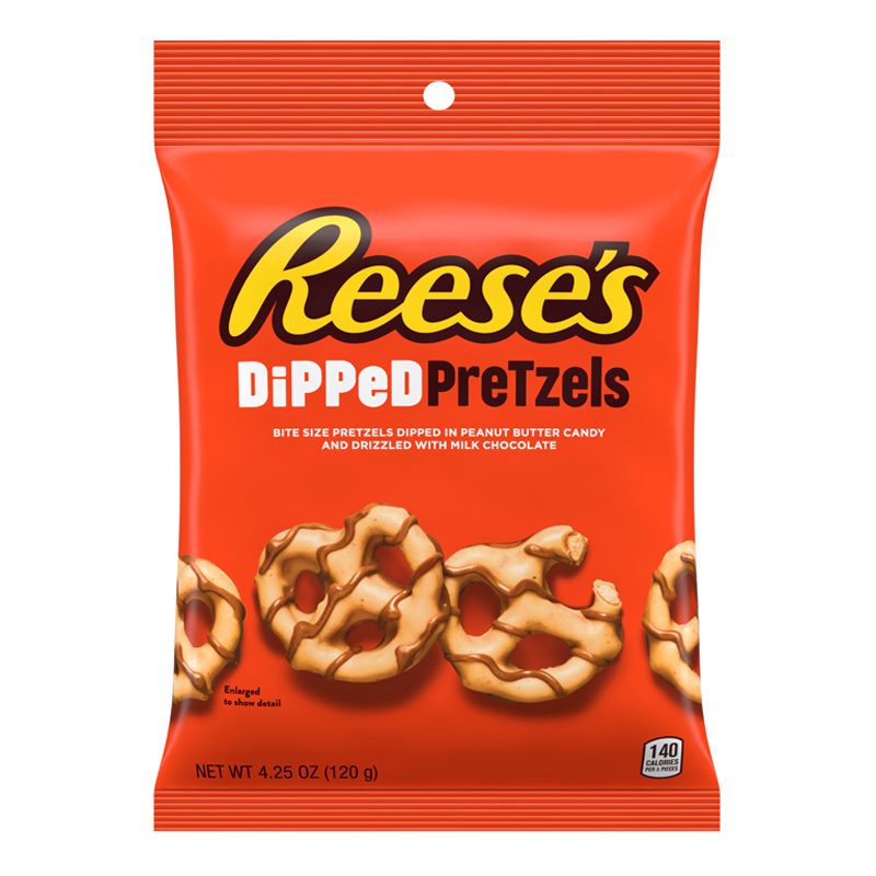 Reese's Dipped Pretzels 120g peg Bag Main image