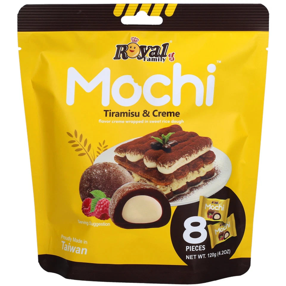 Royal Family Mochi Tiramisu And Cream 8 Individually Wrapped 120g Main image