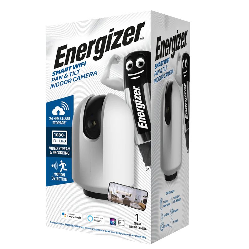 Energizer Smart Pan & Tilt Indoor Camera