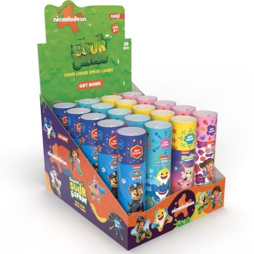 Nickelodeon Surprise Sour & Spray 40ml Pack of 20 Main image