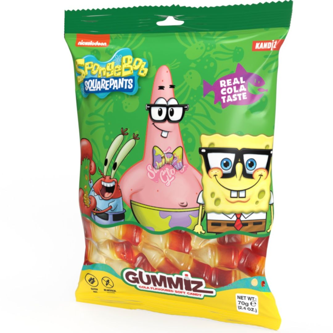 Nickelodeon SpongeBob Gummiz Cola Bottles 70g