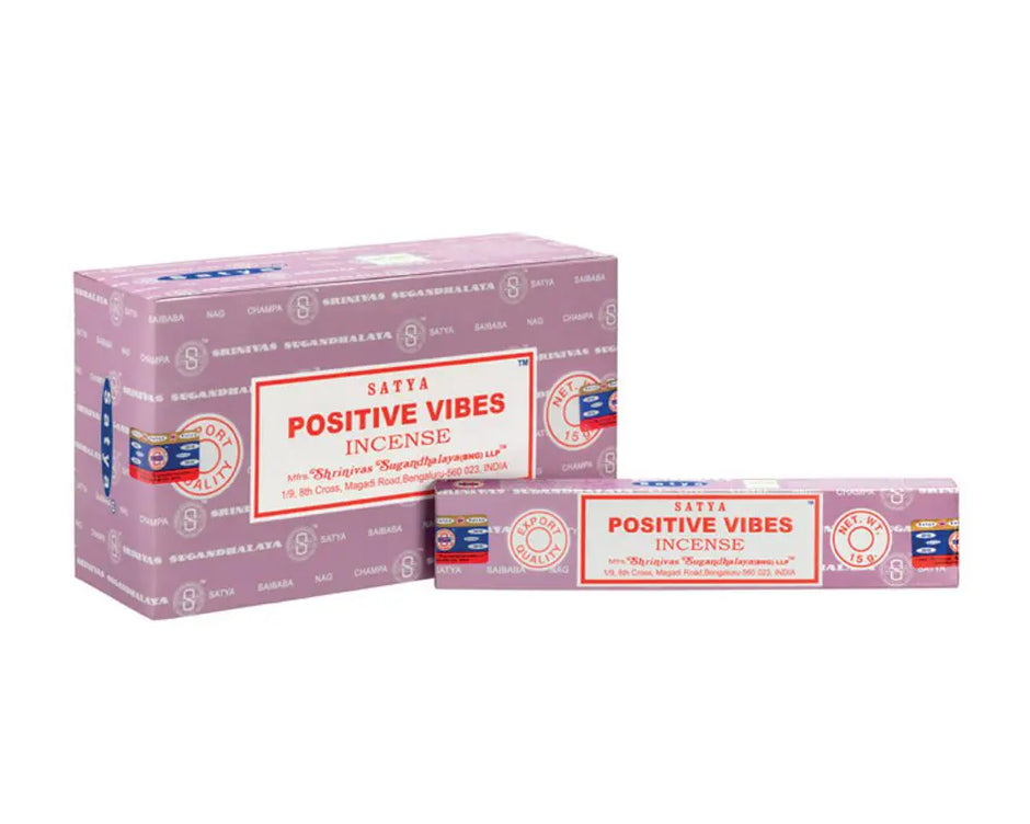 SATYA POSITIVE VIBES 15G  12PK Main image