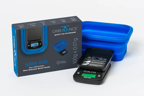ON BALANCE SILICONE BOWL SCALE BLUE 100G X 0.01G Main image