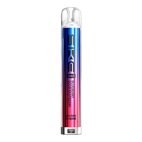 SKE BAR 600 ZERO NICOTINE BLUEBERRY SOUR RASPBERRY (10) Main image