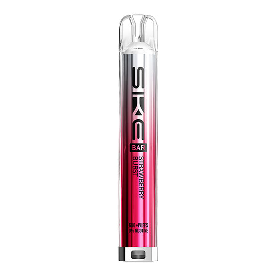 SKE BAR 600 ZERO NICOTINE STRAWBERRY BURST (10)