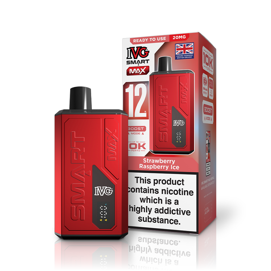 IVG SMART MAX KIT STRAWBERRY RASPBERRY ICE (5) Main image