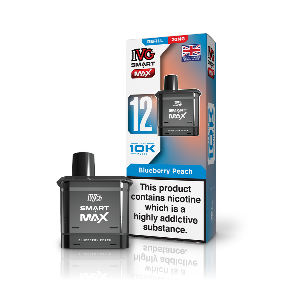 IVG SMART MAX REFILL BLUEBERRY PEACH (5) Main image