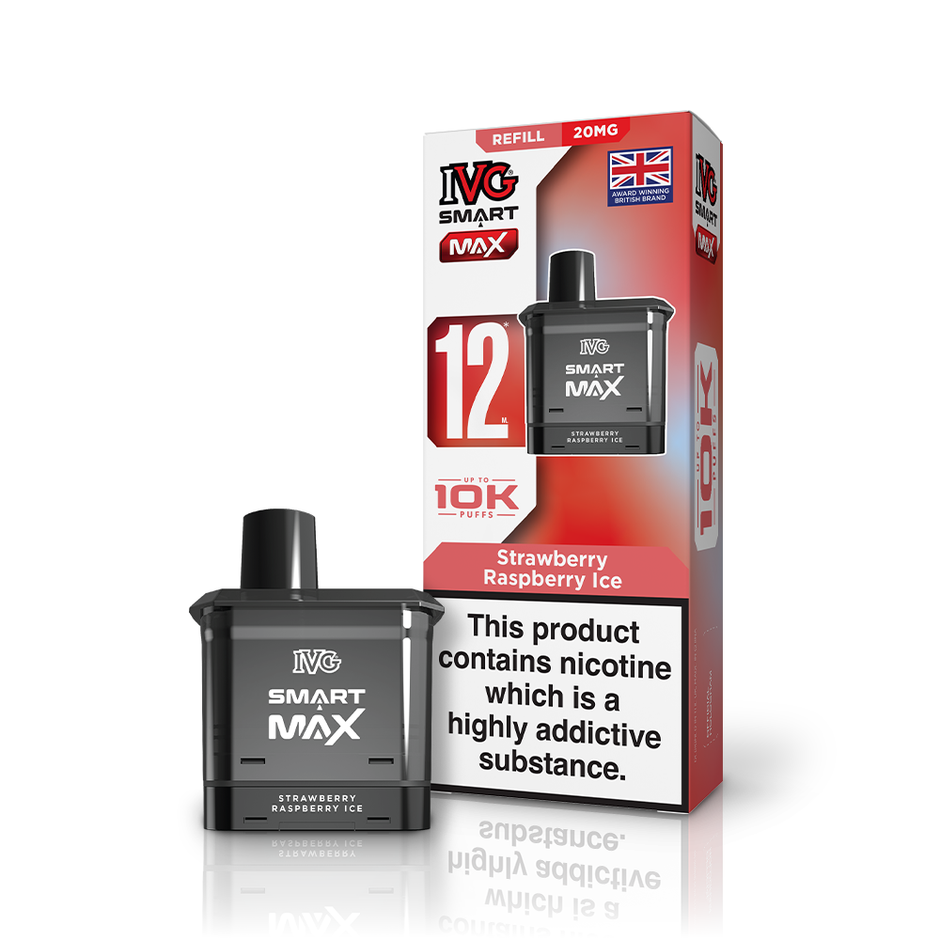 IVG SMART MAX REFILL STRAWBERRY RASPBERRY ICE (5) Main image