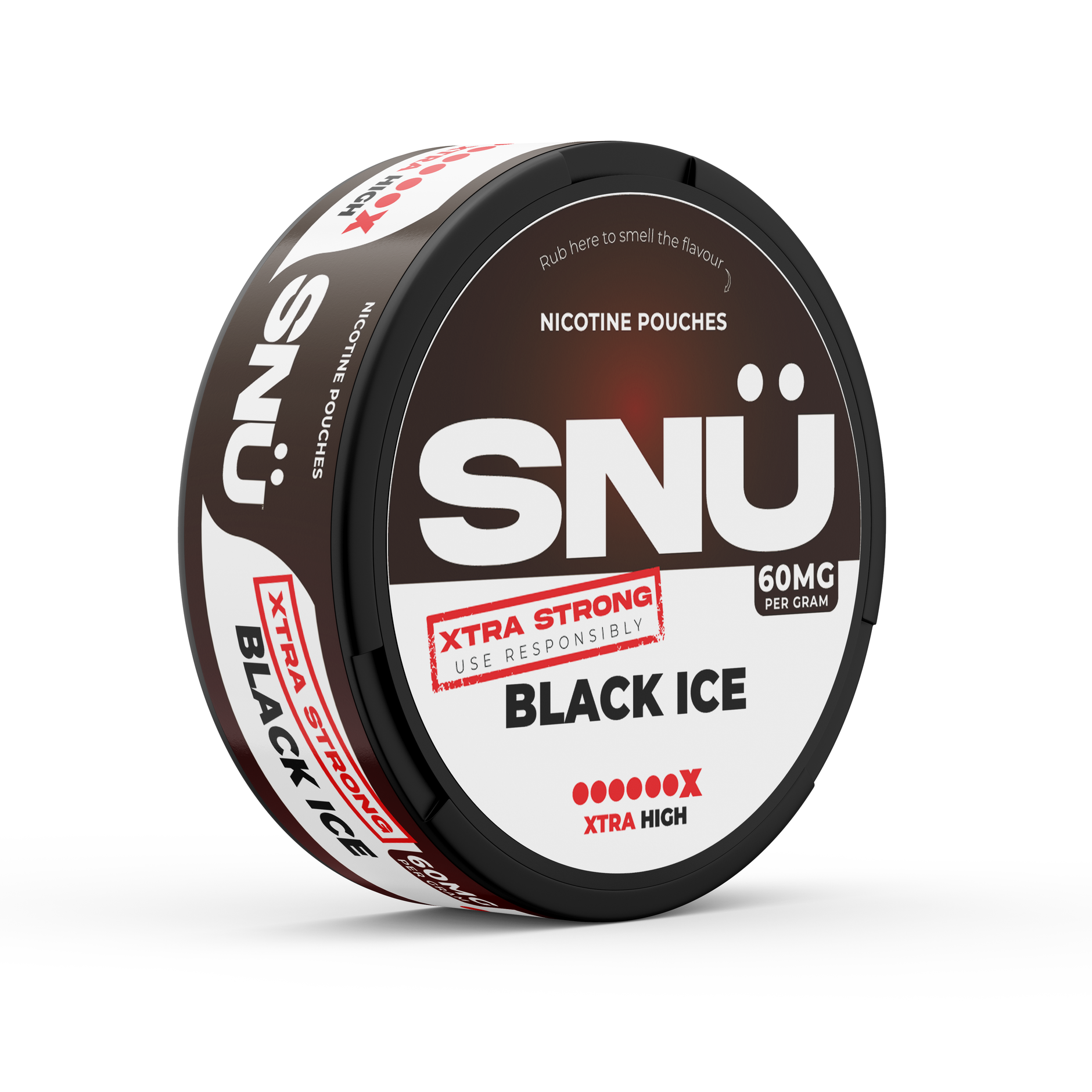 SNU NICOTINE POUCHES BLACK ICE (5) Main image