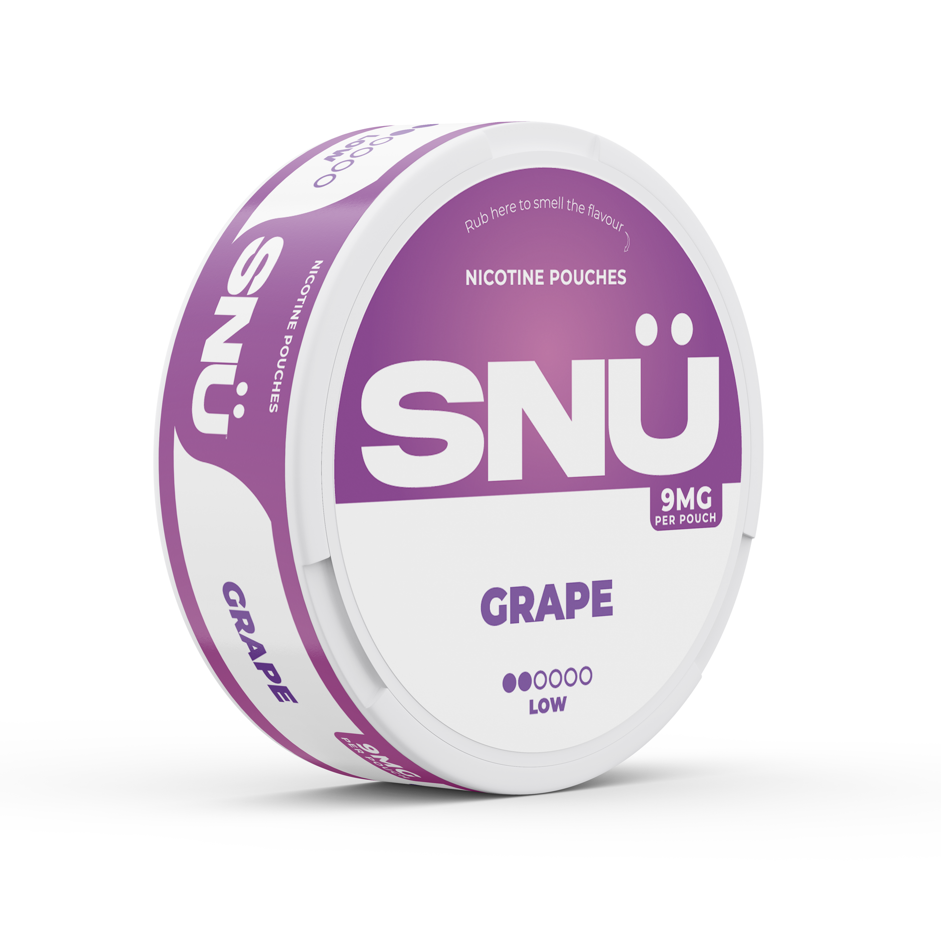 SNU NICOTINE POUCHES GRAPE (5) Main image
