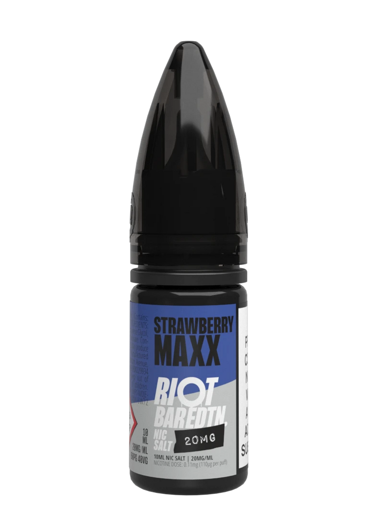 RIOT BAR EDTN 20MG NIC SALT STRAWBERRY MAXX (10)