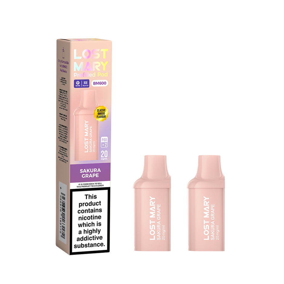 LOST MARY BM600 2025 2PK PODS SAKURA GRAPE (10) Main image