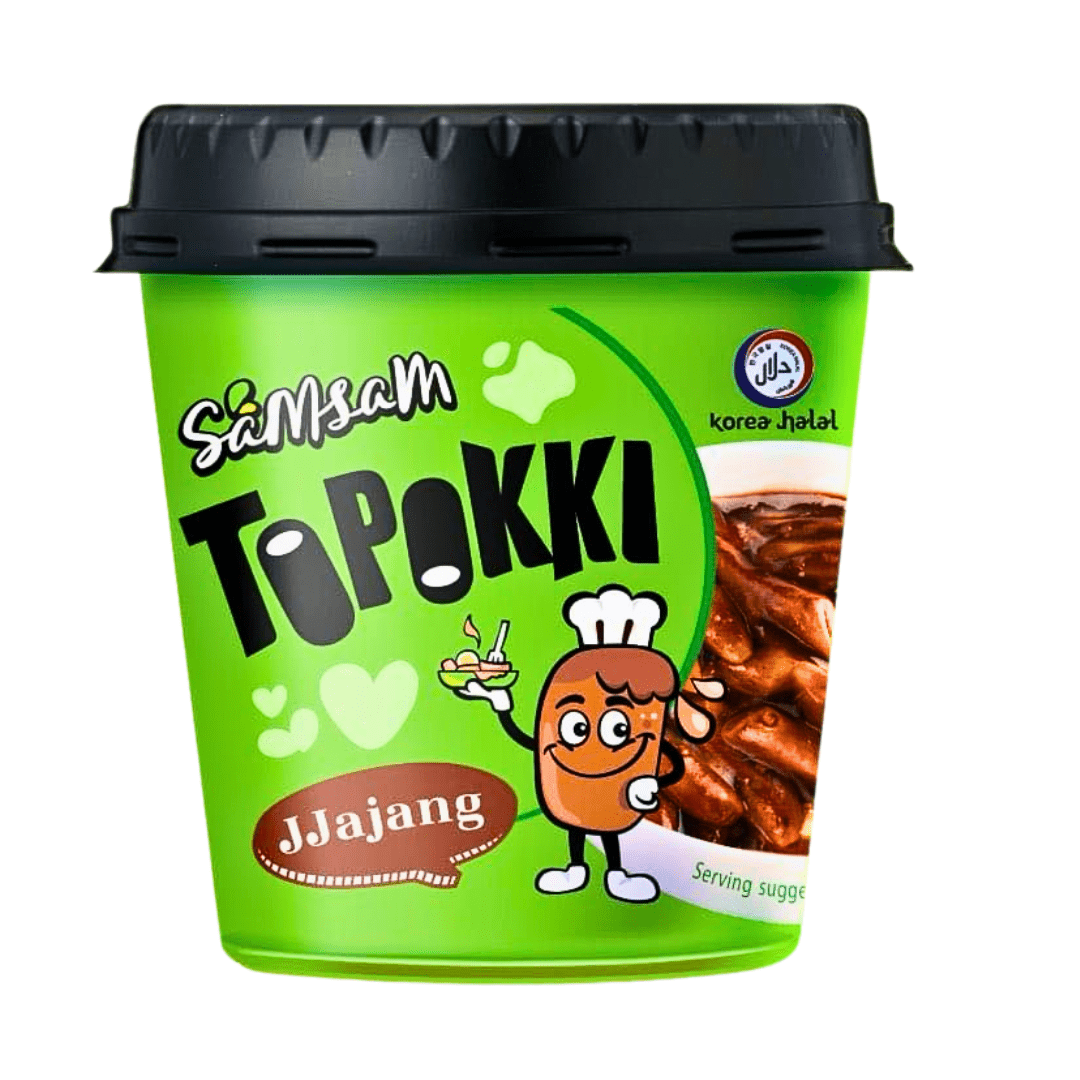 Samsam Topokki Cups Jjajang Flavour (6x120g) Korean