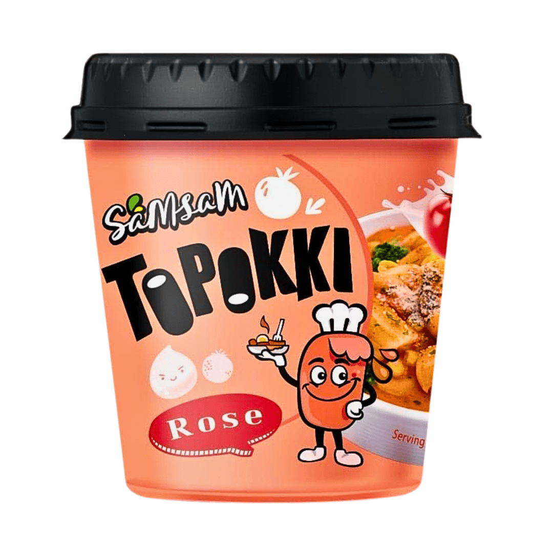 Samsam Topokki Cups Rose Flavour (6x120g) Korean