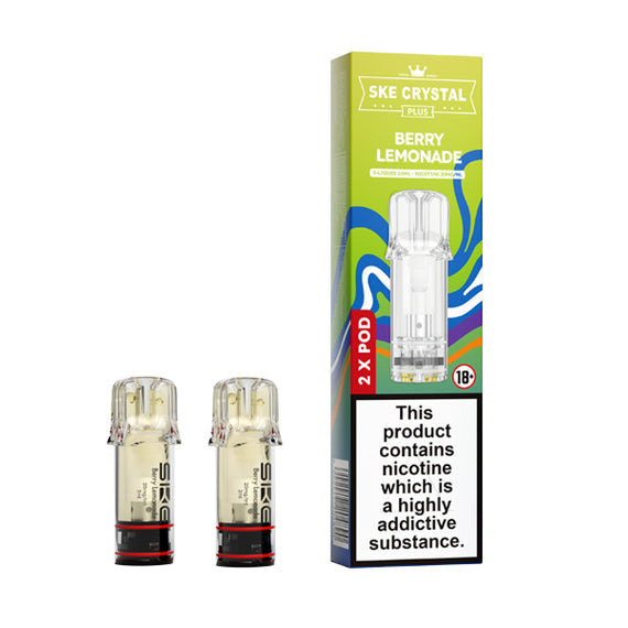 SKE CRYSTAL PLUS PREFILLED PODS BERRY LEMONADE (10) Main image