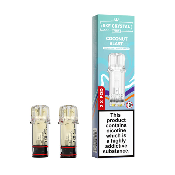 SKE CRYSTAL PLUS PREFILLED PODS COCONUT BLAST (10) Main image