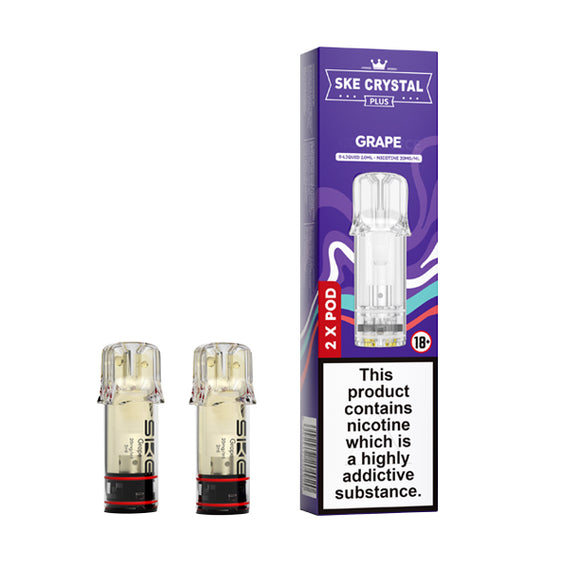SKE CRYSTAL PLUS PREFILLED PODS GRAPE (10) Main image