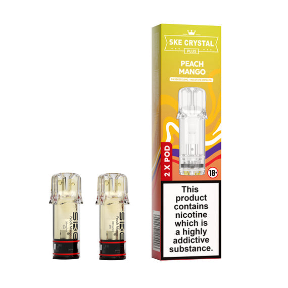 SKE CRYSTAL PLUS PREFILLED PODS PEACH MANGO (10) Main image