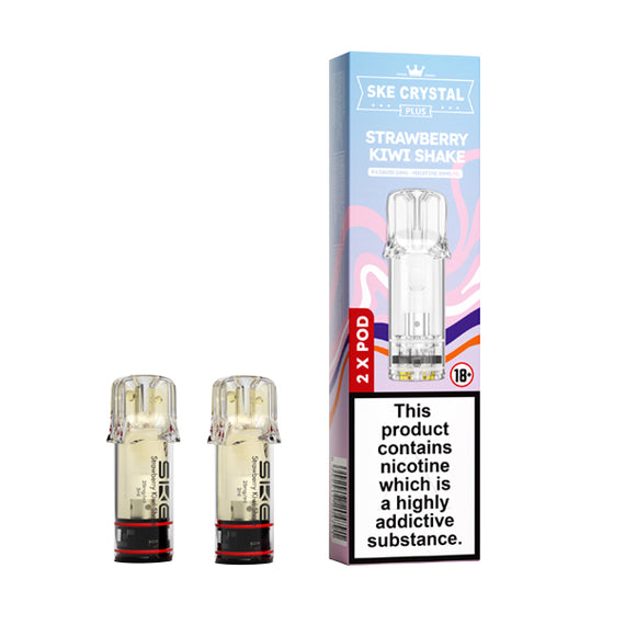 SKE CRYSTAL PLUS PREFILLED PODS STRAWBERRY KIWI SHAKE (10) Main image