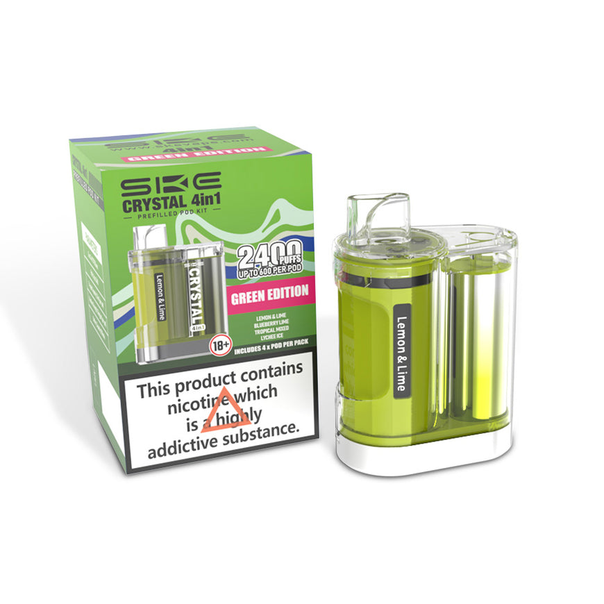 SKE CRYSTAL 4in1 2400 POD KIT GREEN EDITION (5) Main image