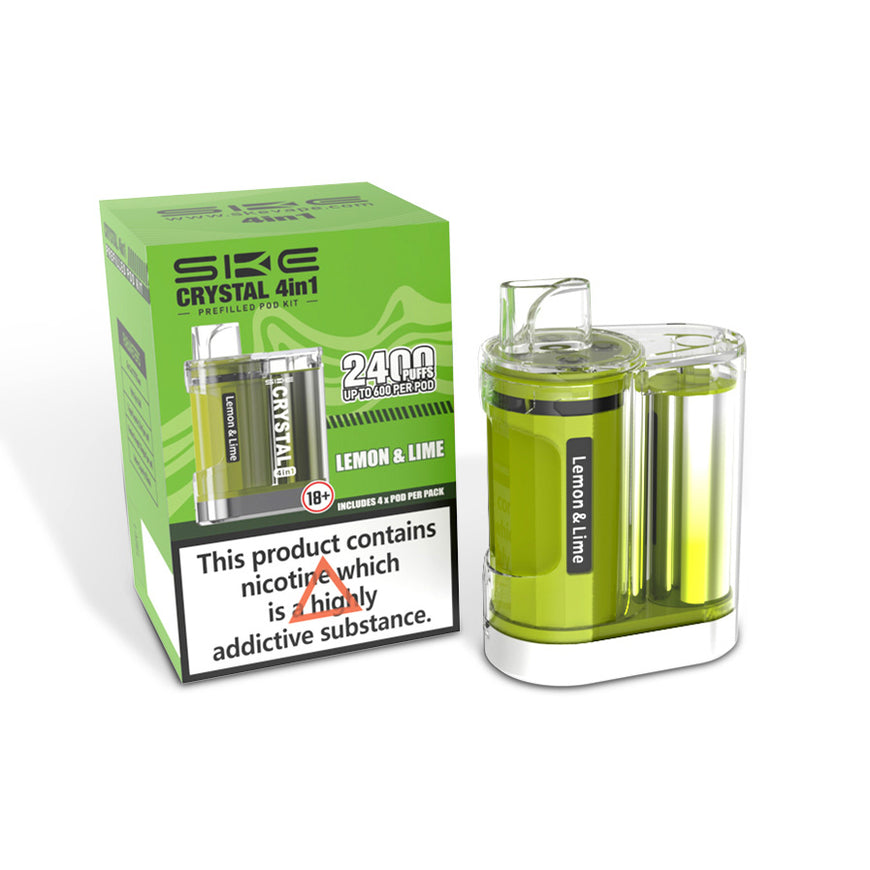 SKE CRYSTAL 4in1 2400 POD KIT LEMON & LIME (5) Main image