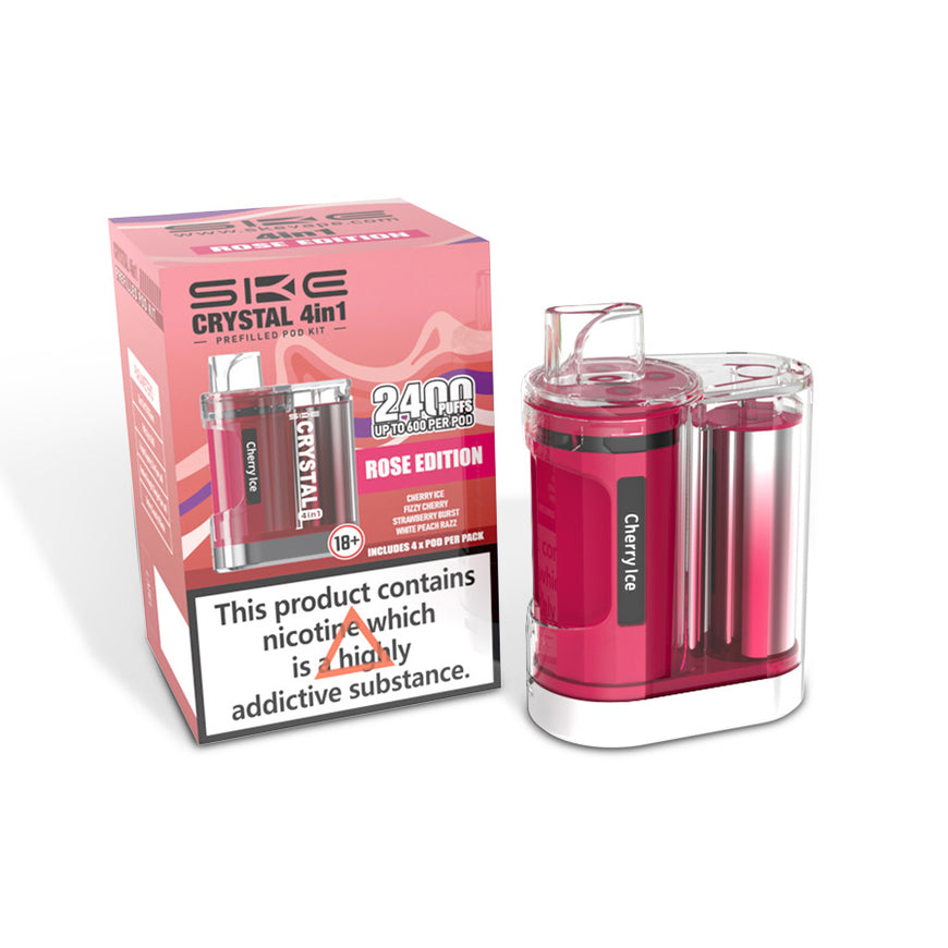 SKE CRYSTAL 4in1 2400 POD KIT ROSE EDITION (5) Main image