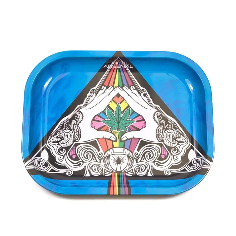 Smoke Arsenal Trays Small Mixed Designs - All Seeing Eye Main image