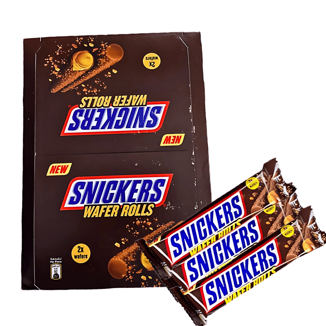 Snickers Wafer Rolls (12x24g) Main image