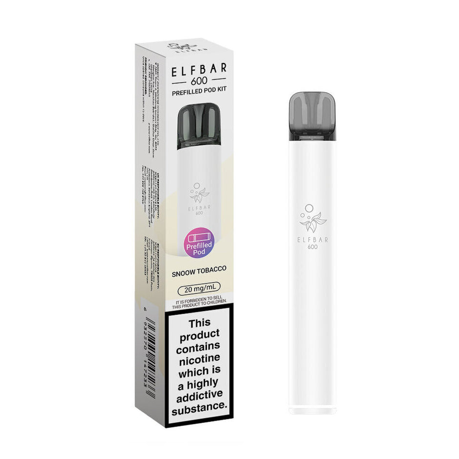ELFBAR 600 2025 KIT SNOOW TOBACCO (10) Main image