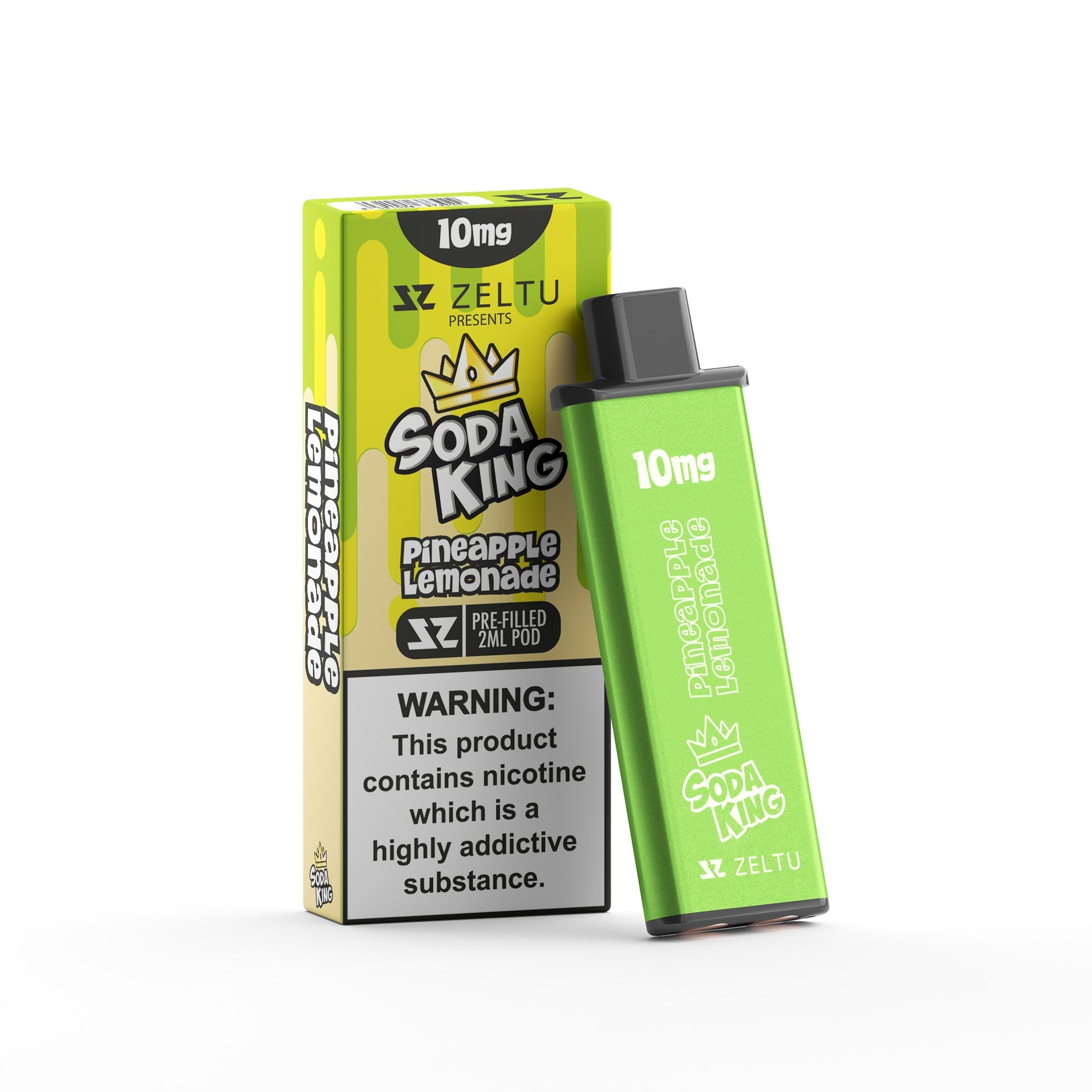 ZELTU X3 PREFILLED POD SODA KING PINEAPPLE LEMONADE (5) Main image